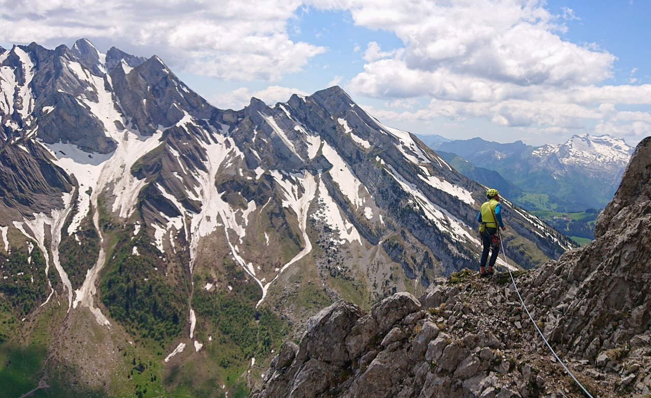 Alpi_Aravis_Borderan Alpinisme aiguille de Borderan